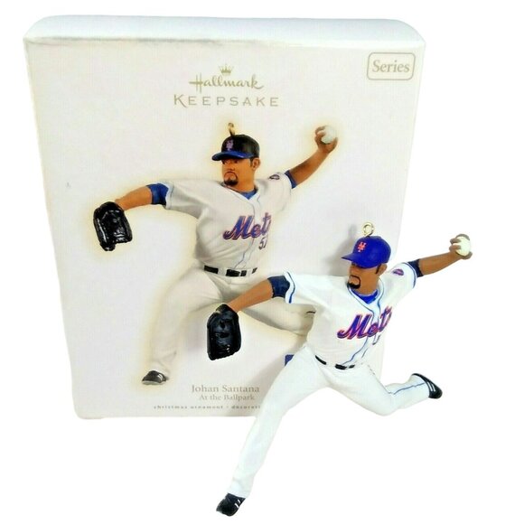 Hallmark Keepsake Ornament At the Ballpark Collectors Series Johan Santana 2009 - Picture 1 of 6